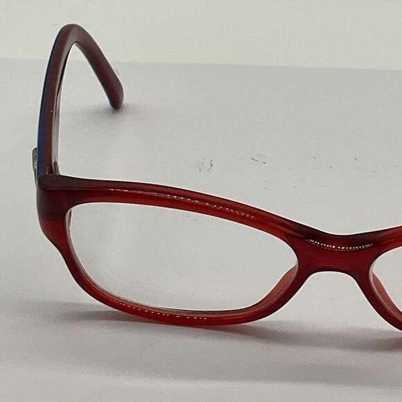 Gucci Square Optical Frames Eyeglasses Red Blue Women GG 3569 L53 135 Read - Picture 2 of 9